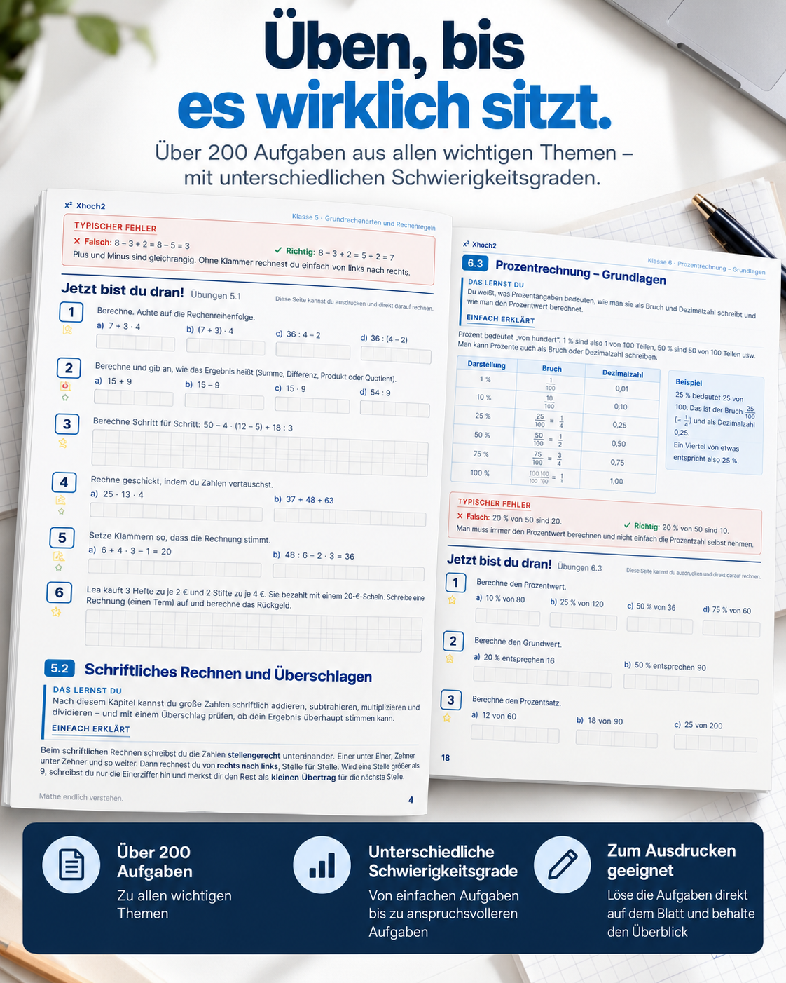 Mathe endlich verstehen – Das komplette Lernheft für Klasse 5–10 (PDF)