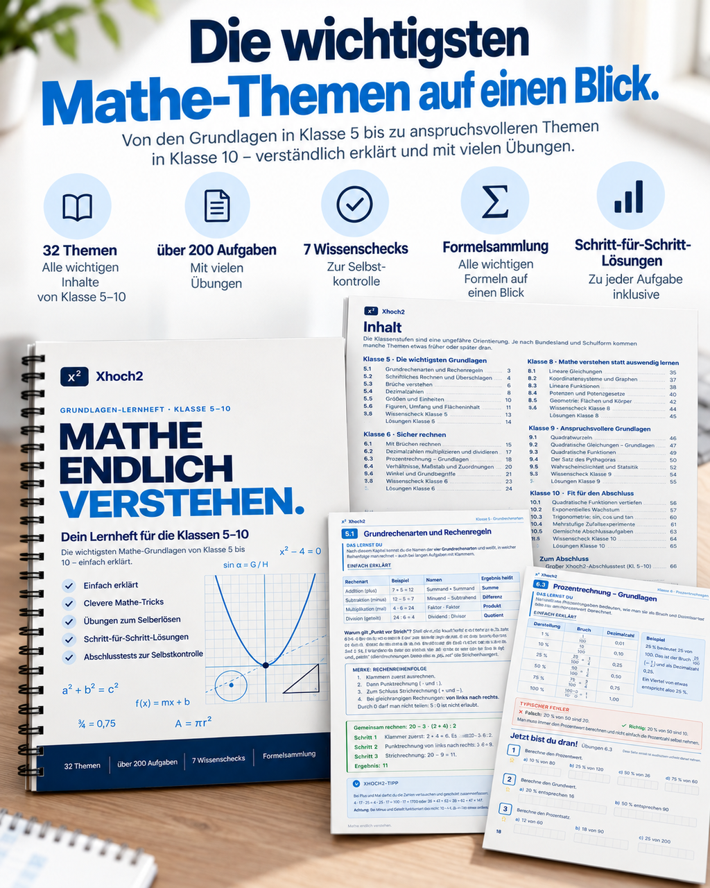 Mathe endlich verstehen – Das komplette Lernheft für Klasse 5–10 (PDF)
